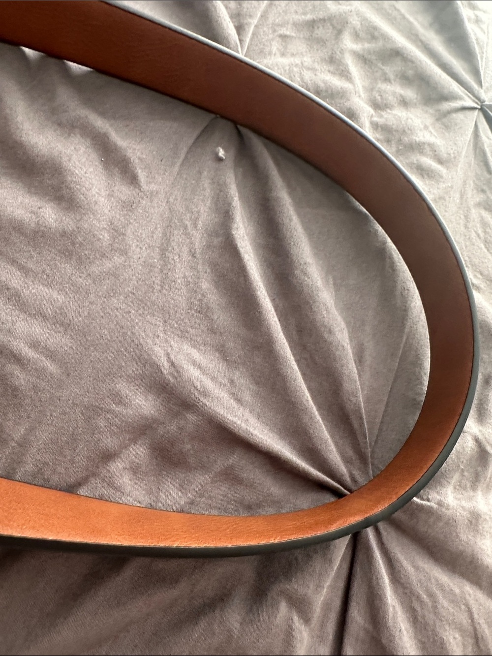 Kenneth Cole Reaction Black Men’s Leather Reversible Belt - Picture 6 of 6